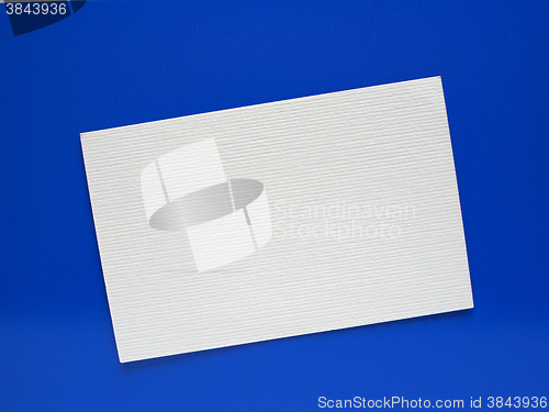 Image of Blank paper tag label