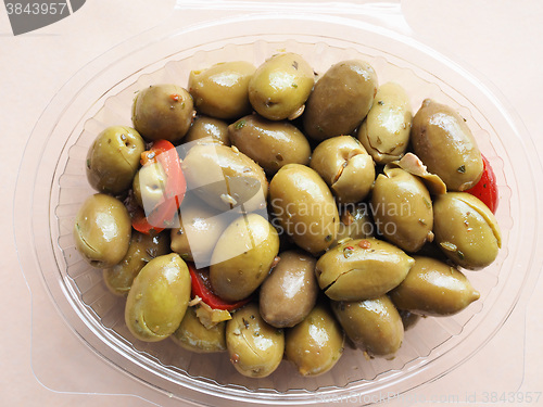 Image of Green olives vegetables