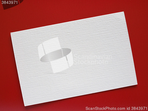Image of Blank paper tag label