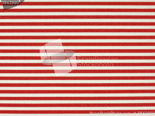 Image of Red striped fabric texture background