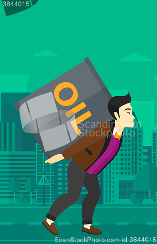 Image of Man with oil can.