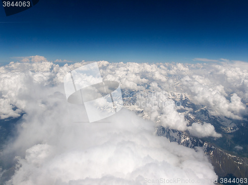 Image of Clouds on Alps