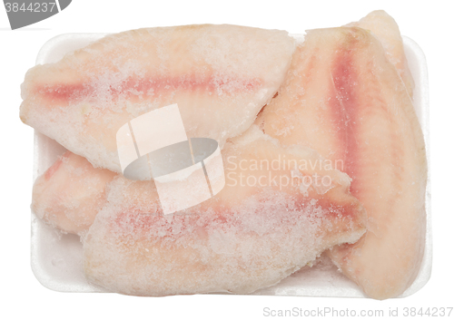 Image of frozen fish fillet