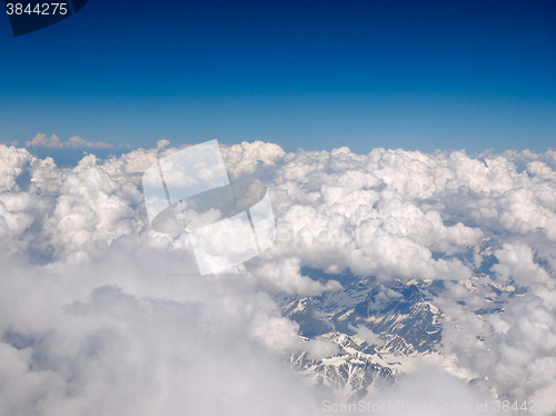 Image of Clouds on Alps