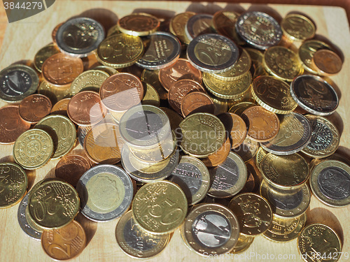 Image of Many Euro coins