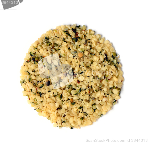 Image of shelled hemp seeds