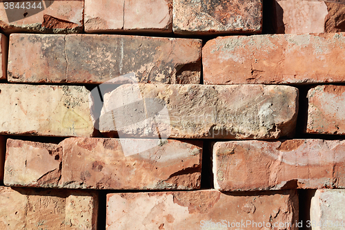 Image of Background of vintage brick wall