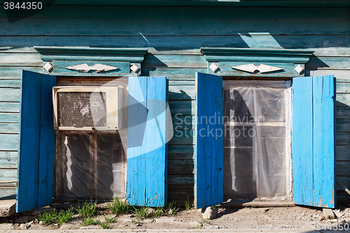 Image of Old wooden window