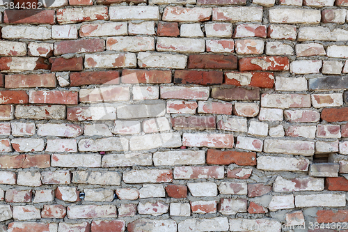 Image of Background of vintage brick wall