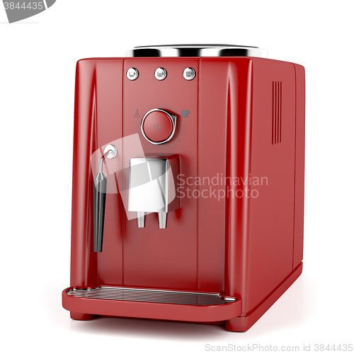 Image of Red coffee machine