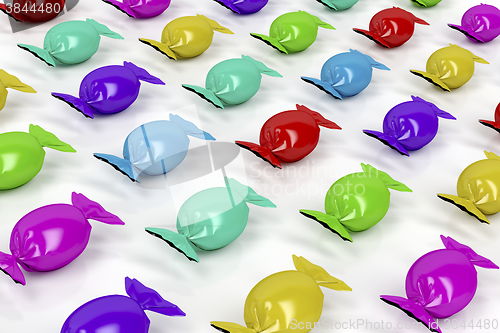 Image of Group of colorful candies