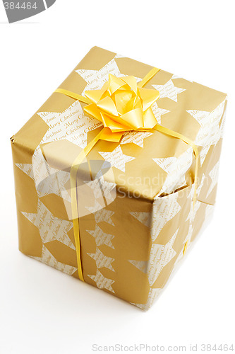 Image of golden gift box