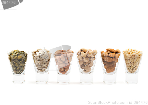 Image of different nuts