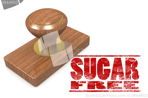 Image of Sugar free wooded seal stamp