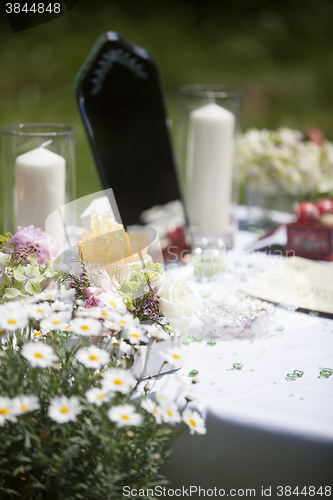 Image of Decoration of a Persian wedding table