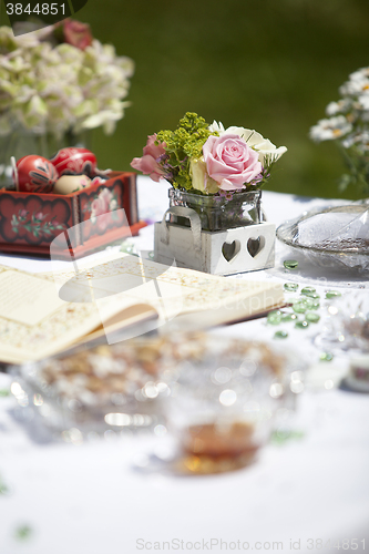 Image of Decoration of a Persian wedding table