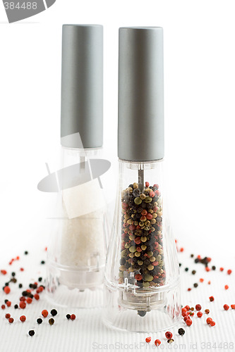 Image of salt and pepper grinders