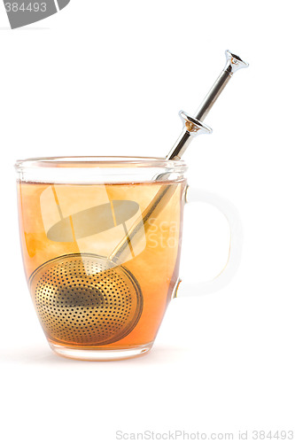 Image of cup of brewing tea