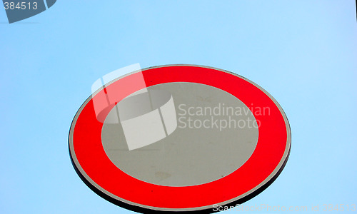 Image of round auto sign