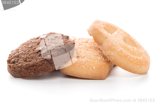 Image of Butter cookies on white