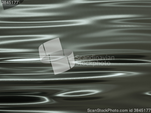 Image of material with metallic texture waves and ripples