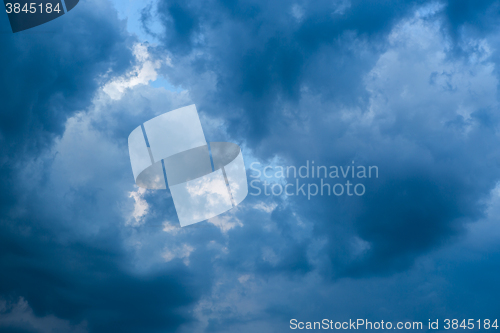 Image of Dramatic clouds after thunderstorm