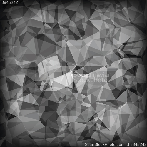 Image of Grey Polygonal Background.