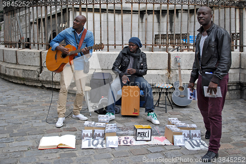 Image of Street musicians.