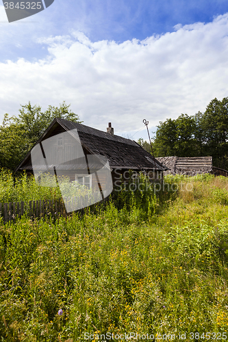 Image of abandoned house ,  Belarus.