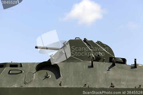 Image of part of the old military equipment  