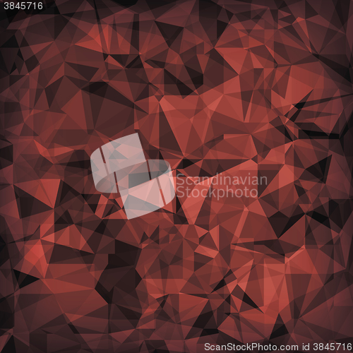 Image of Red Polygonal Background.