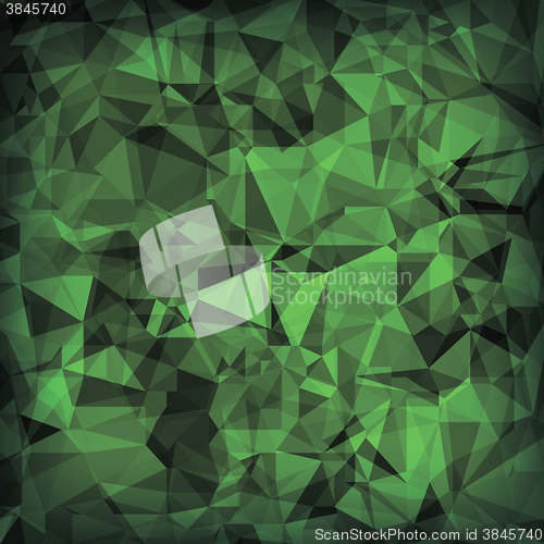 Image of Green Polygonal Background