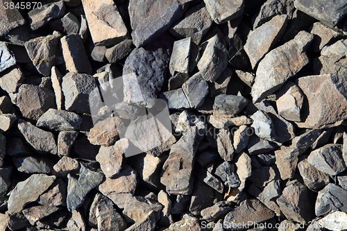 Image of stones on the sun texture
