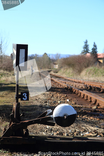 Image of old rail switch 