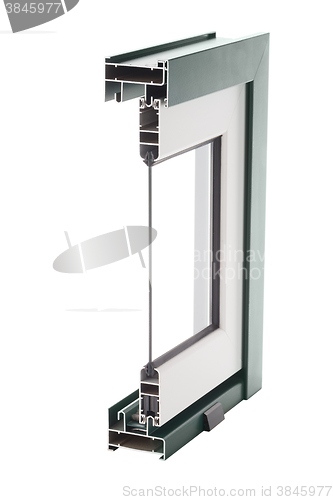 Image of Aluminium window sample