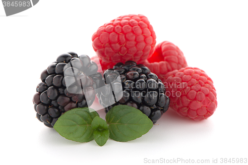 Image of Raspberry with blackberry 