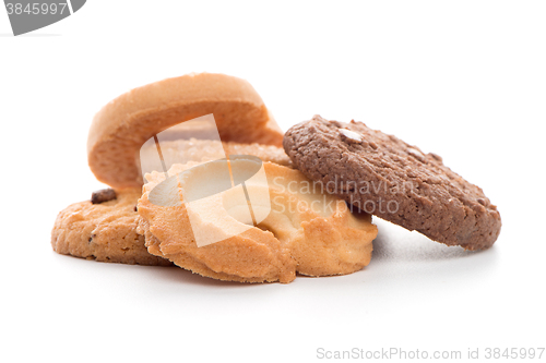 Image of Butter cookies on white