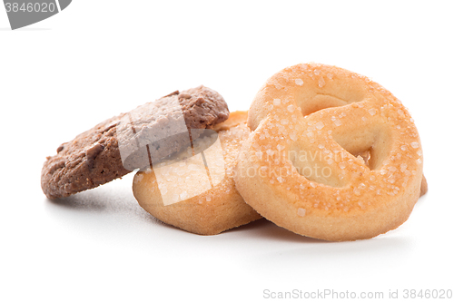 Image of Butter cookies on white