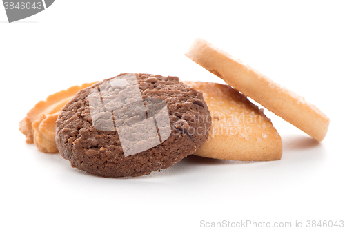 Image of Butter cookies on white