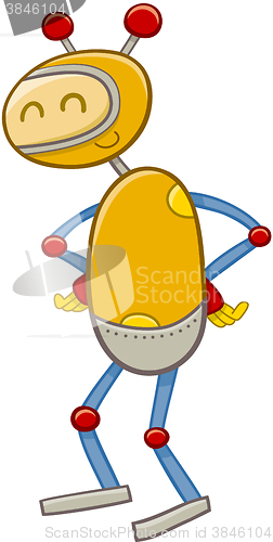 Image of robot cartoon character