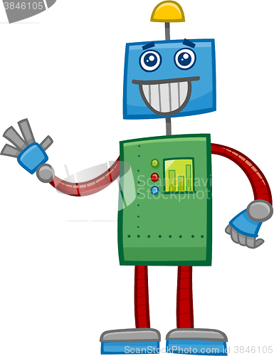 Image of robot fantasy character