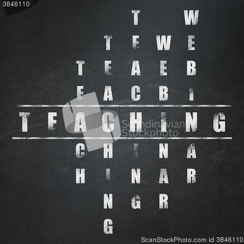 Image of Learning concept: Teaching in Crossword Puzzle