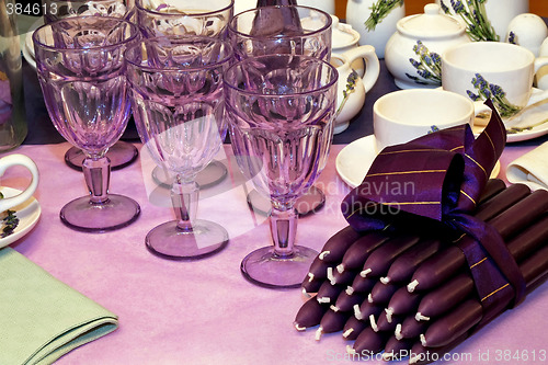 Image of Purple candles