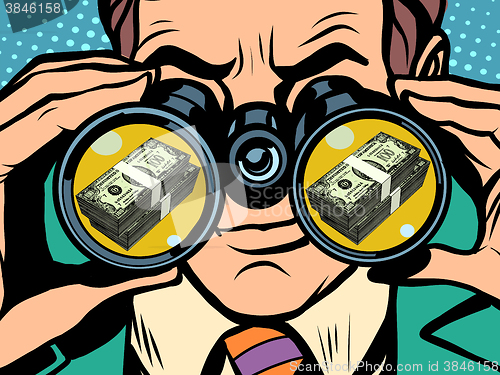 Image of Man and money