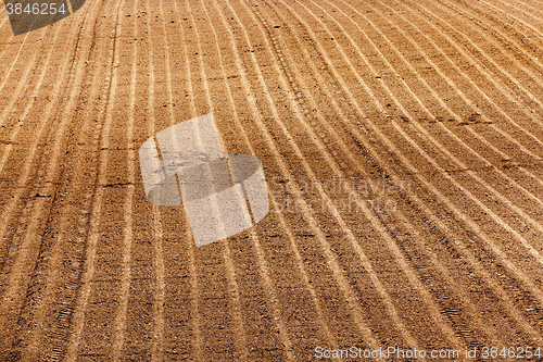 Image of plowed agricultural land  