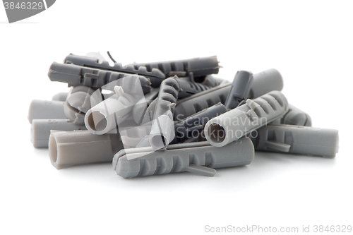 Image of Grey plastic dowels