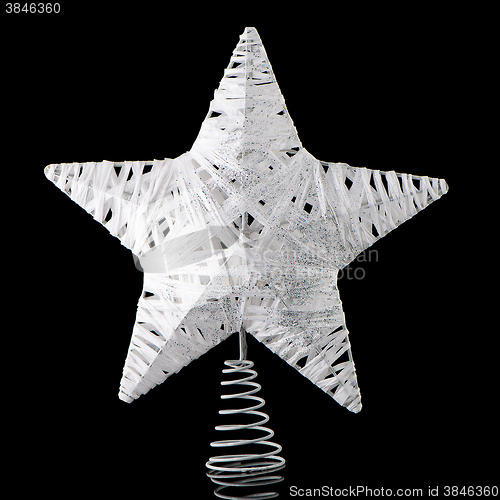 Image of White  Christmas star