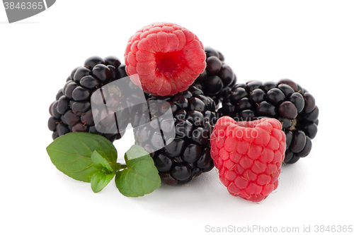 Image of Raspberry with blackberry 