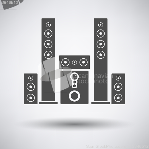 Image of Audio system speakers icon