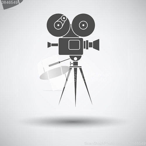 Image of Retro cinema camera icon